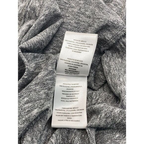 Current Elliott Gray Ruffle Racer Back Tank Top Sleeveless Slubby EUC Size 2 / M - Picture 6 of 7